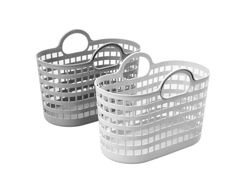 Box Sweden 12L/37x27cm Flexi Laundry Basket Clothes Storage Organiser Assrtd