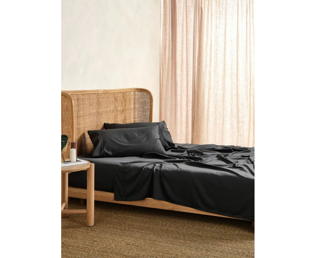 Nara Charcoal Sheet Set - King