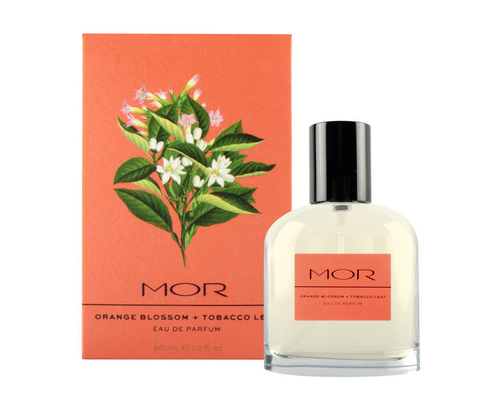 MOR Botanicals Eau De Parfum Orange Blossom & Tobacco Leaf 50mL UNBOXED