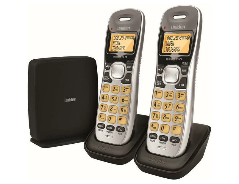Uniden DECT1730+1 Digital Cordless Phone System with Location Free Base