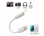 USB Type-C Male to 3.5mm Female Converter USB-C to 3.5mm AUX Audio Adapter Cable