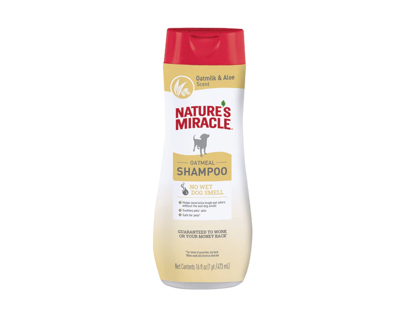 Natures Miracle Oatmeal Dog Grooming Shampoo 473ml