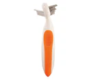 Wahl 2 in 1 Double Row Rake & Shedding Blade for Dogs Orange White