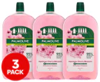 3 x Palmolive Foaming Hand Wash Refill Japanese Cherry Blossom 1L