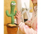 Kids Dancing Talking Cactus Toys For Baby Boys And Girls, Talking Sunny Cactus Toy Electronic Plush Toy Singing