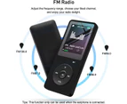 32Gb Mp3 Player, Portable Music Player With Speaker Lossless Sound With Fm Radio, Voice Recorder, Supports Up To 128Gb, Black