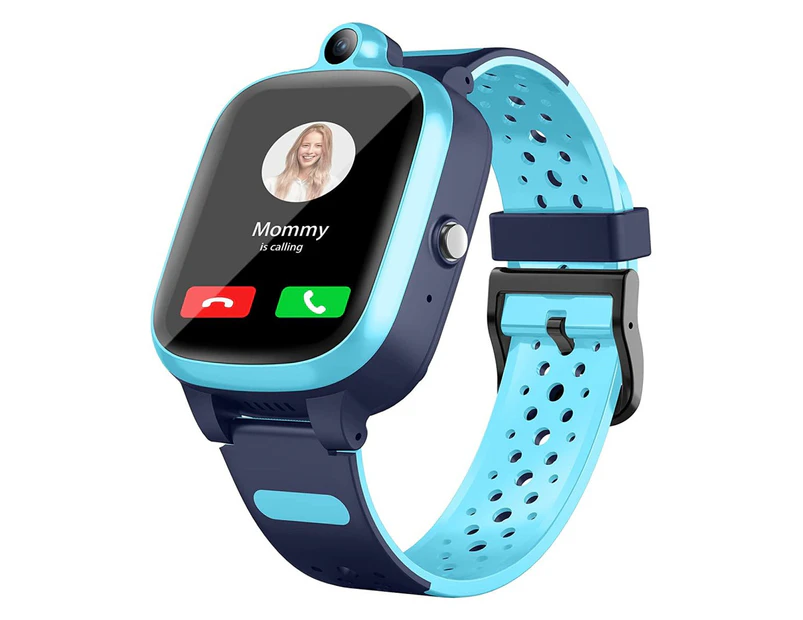 Kids Smart Watch, 4G Gps Tracker Child Phone Smartwatch With Wifi, Sms, Call,Voice & Video Chat,Bluetooth,Alarm,Pedometer