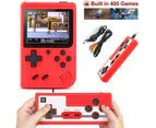 Handheld Game Console With 400 Fc Games-Retro Game Console- Portable Video Game Console, Support For Connecting Tv & Two Players(Black)