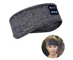 Sleep Headphones Bluetooth Headband, Sports Wireless Earphones Sweat Resistant Earbuds Sleeping Headphone With Ultra-Thin Hd Stereo Speaker For Gifts,Grey