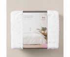Target Clemens Tufted Quilt Cover Set - White