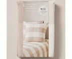 Target Caine Check European Pillowcase - Neutral