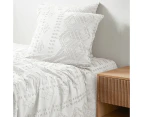 Target Clemens Tufted European Pillowcase - White