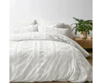Target Clemens Tufted Quilt Cover Set - White