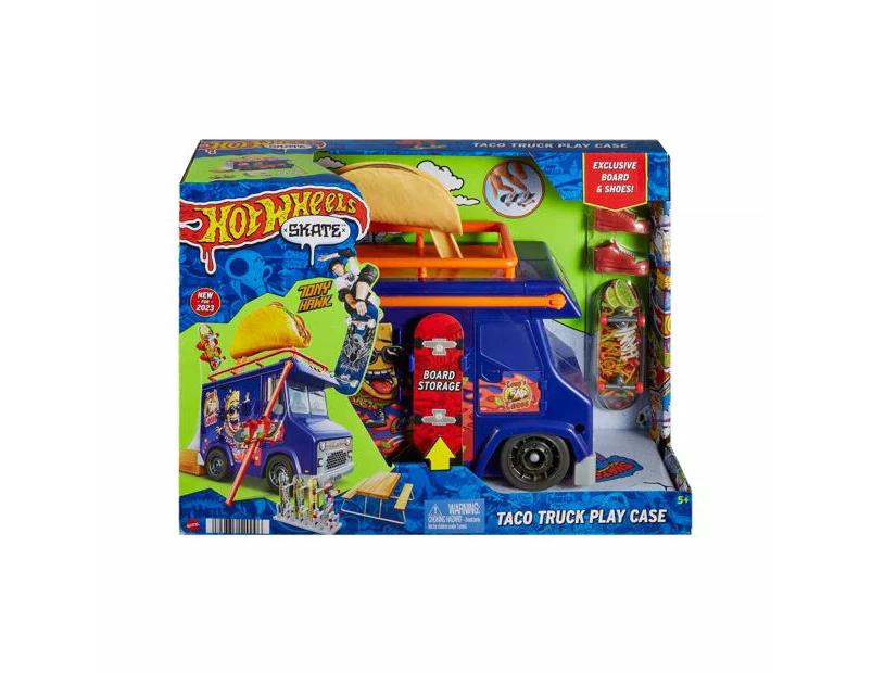 Hot Wheels Skate Taco Truck Play Case