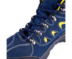 Hiking Boots Steel Toe Dust-Proof Safety Shoes Construction Site Shoes Anti-Static Oil-Resistant Shoes For Work Blue