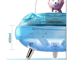 Humidifier Double Spray Cute Pet USB Humidifier Air Atomization Water Replenishing Instrument Desktop Mini Aromatherapy Colorful - Red
