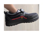 Safety Shoes For Construction Anti-Static Work Shoes Indestructible Steel Toe Sneakers Men Women black