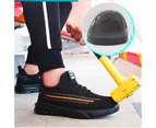 Men Work Sneakers Toe Work Safety Boot Comfort Women Boots Anti-Puncture Safety Shoes Indestructible Shoes Work Boots Yellow