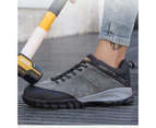 Anti-Smashing Anti-Piercing  Anti Spark Splash Anti-Skid Wear-Resistant Safety Shoes For Welding Grey
