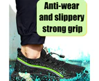 Hot Comfortable Priindestructible  Men Safety Shoes Puncture-Proof Outdoor Casual Shoes green