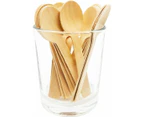 288 x WOODEN TEASPOONS Biodegradable Compostable Disposable Eco Friendly Cutlery