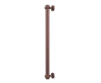 (Antique, Copper Finish) - 46cm Refrigerator Pull with Twisted Accents (Build to Order)