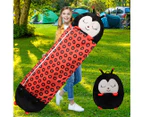Mountview Sleeping Bag Child Pillow Stuffed Toy Kids Gift Toy Ladybug 180cm L