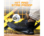 New Work Safety Boots Women Indestructible Safety Shoes Work Sneakers Steel Toe Shoes Work Boots Grey