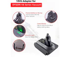 Ozito 18V to Dyson V6 Battery Adapter for Dyson V6 Absolute Motohead SV06 DC58 DC59 DC61 DC62 Handheld Vacuum Cleaner