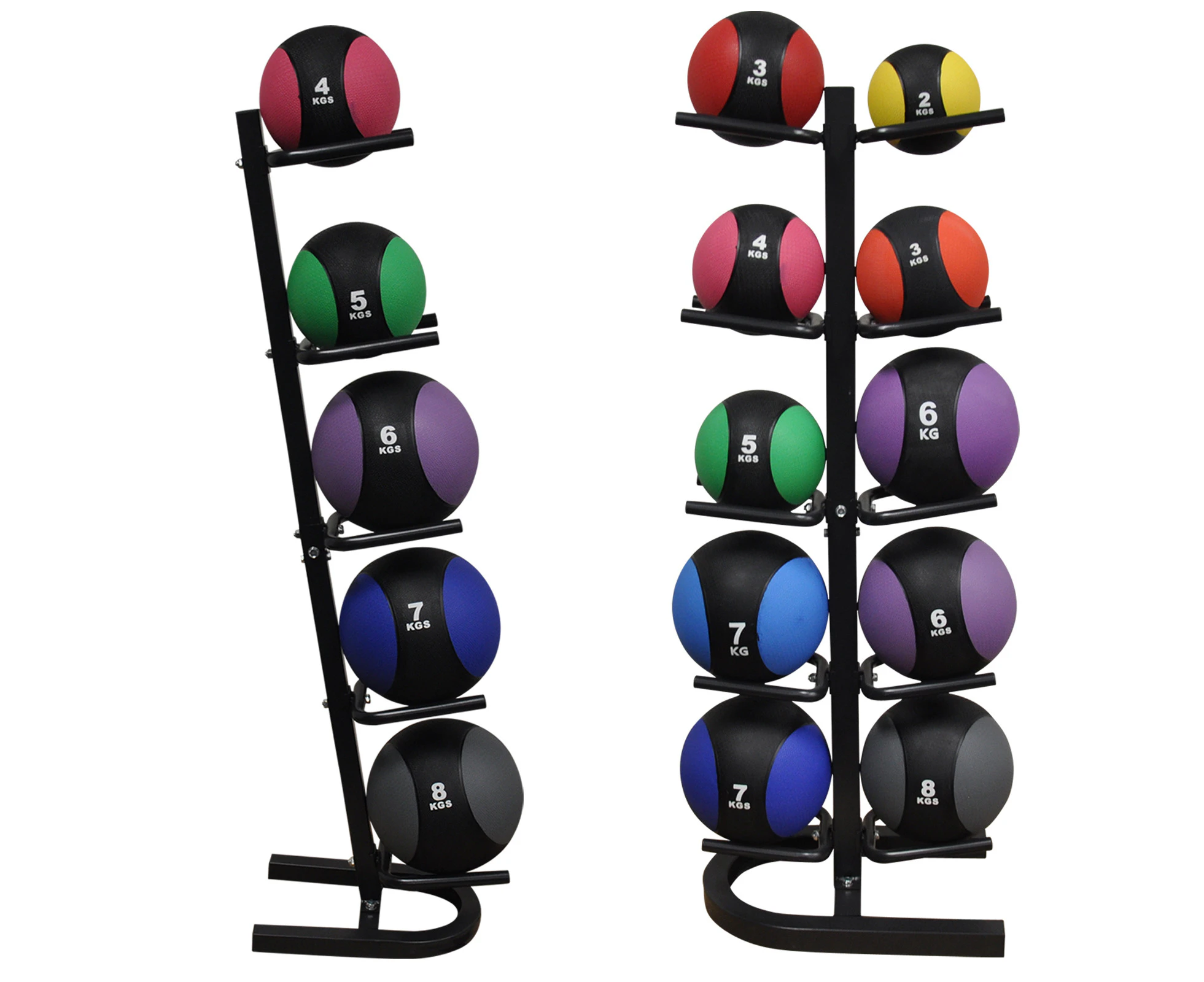 Medicine Ball 2kg - 3kg - 4kg - 5kg - 6kg - 7kg - 8kg and Medicine Ball Racks