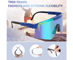 Polarized Sports Sunglasses For Men Women , Sunglasses For Baseball Cycling Running Golf