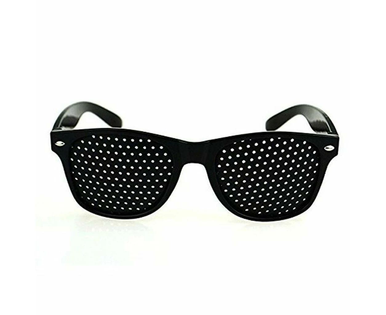 Mi Pin Glasses, Small Hole Glasses, Needle Hole Glasses, Breathable, Windproof, Sandproof Outdoor Games, Black