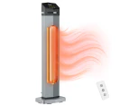 YOPOWER Portable Electric Tower Heater with Remote for Indoor and Outdoor 1500W