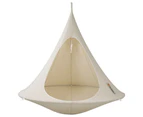 Cacoon Double Adult Hanging Large Hammock Style Tent Teepee - Natural White