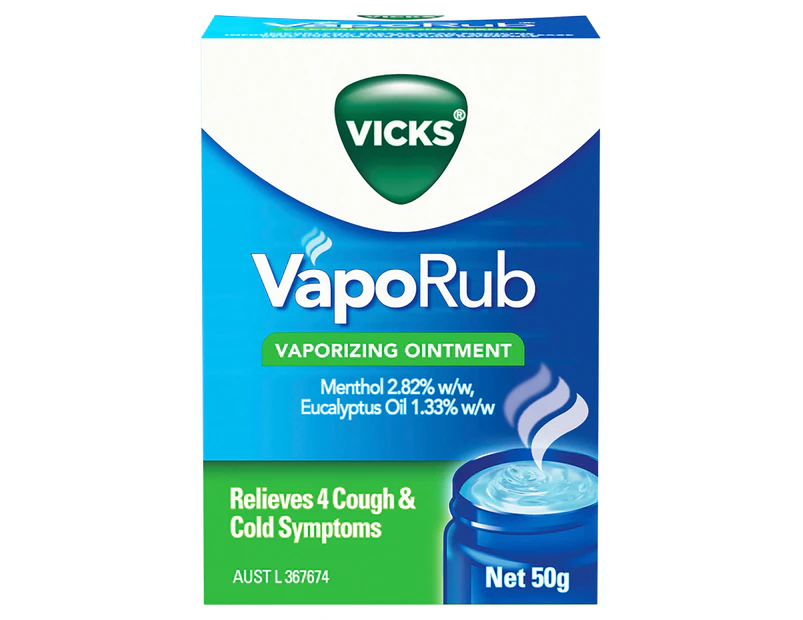 Vicks VapoRub Ointment Decongestant Chest Rub 50g
