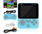 Handheld Game Console,Retro Mini Game Console with 666 Classic Games,3.5 Inch Color Screen Portable Game Console Supports TV Connection-2 Players(Blue)