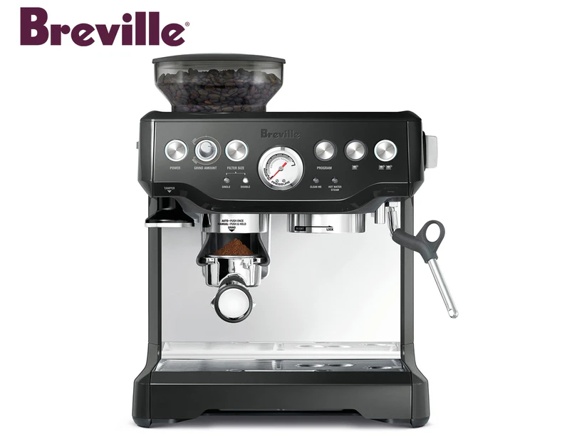 Breville the Barista Express Coffee Machine - Black Truffle BES870BTR4IAN1