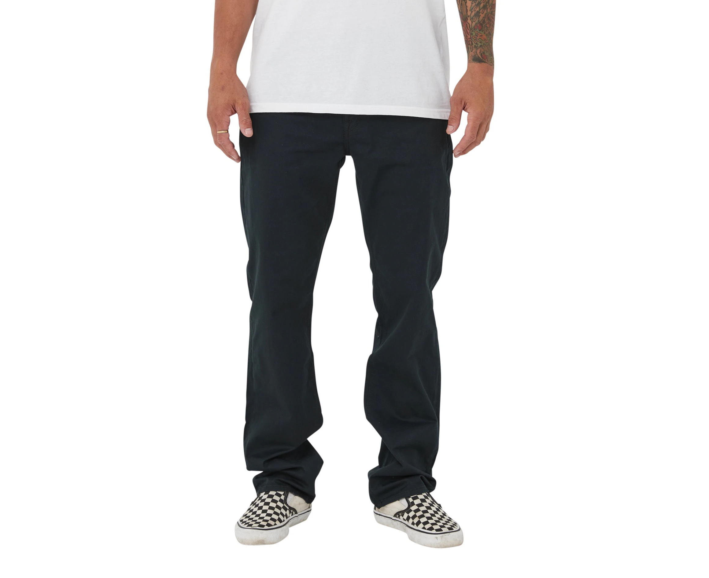 Volcom Men's V Solver Light Weight Chino Pants - Black