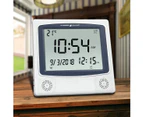 Azan Clock,Prayer Times Table Clock,Muslim Digital Alarm,HA-4010 (White)