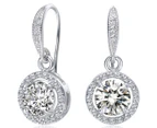 Mestige Liberty Earrings w/ Swarovski® Crystals - Silver