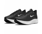 Nike Womens Zoom Fly 4 Running Shoes Sneakers - Black/White-Off Noir-Anthracite