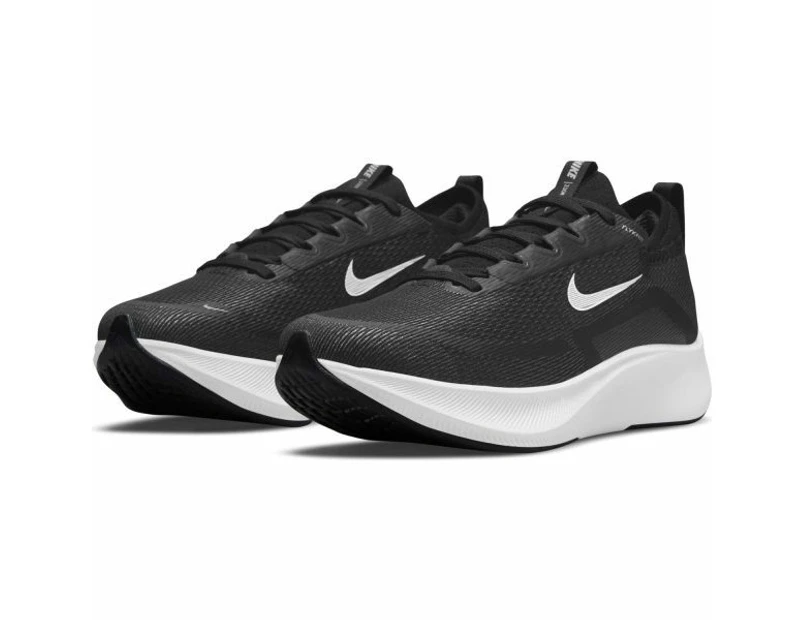 Nike Womens Zoom Fly 4 Running Shoes Sneakers - Black/White-Off Noir-Anthracite