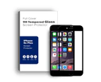 iPhone Series Compatible Tempered Glass Screen Protector - Black