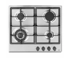 Tisira 60cm 4 Burner Stainless Steel Gas Cooktop With Wok Burner (TGWF63E)