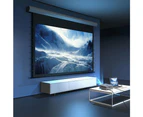 One Products Deluxe 100" Electric Motorised Drop-Down Projector Screen (OPMOTO100)