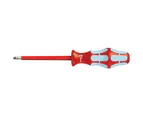 Wera 3162i VDE PH2X100 Insulated Stainless Steel Phillips Head Screwdriver Red
