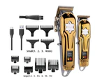 Hair Clippers for Men Cordless Close Cutting T-blade Hair Trimmer Kit - With Box