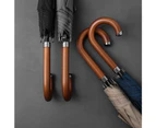 Luxury Wooden Handle Umbrella for Men's - Navy