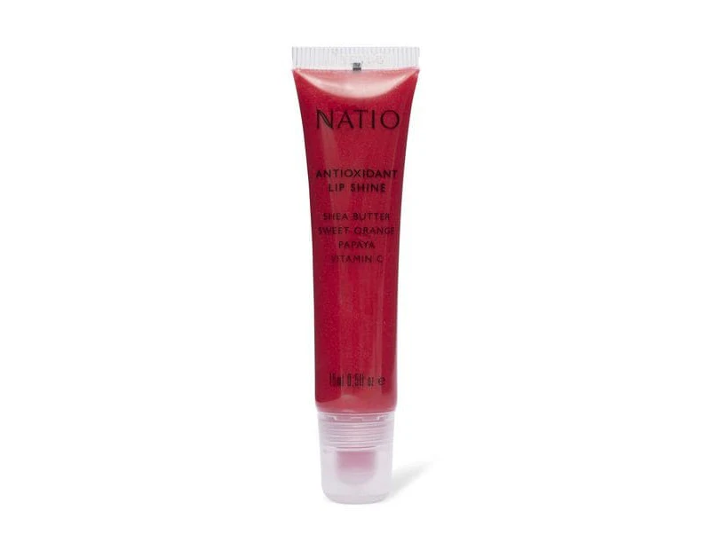 Natio Antioxidant Lip Shine - Red