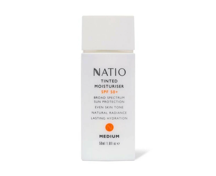 Natio Tinted Moisturiser SPF50+ Medium